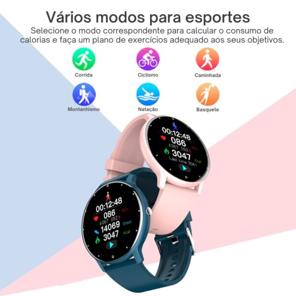 Smart Watch Bluetooth com Tela Touch Screen, certificação IP67 à Prova d'água para Android iOS - Image 6