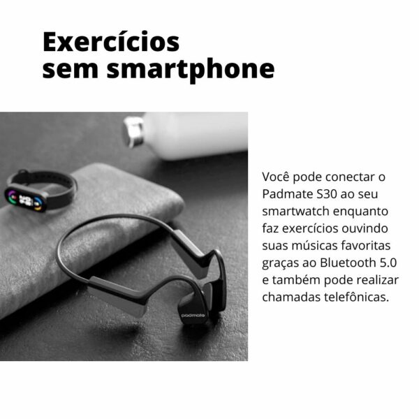 Padmate S30 - Fone de Ouvido de Condução Óssea - Image 9