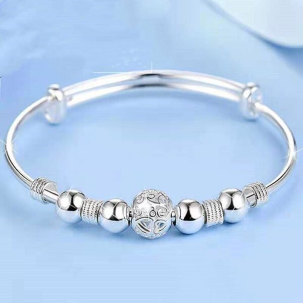 Pulseira Charm Silver em Prata 925 Ajustável - Image 4