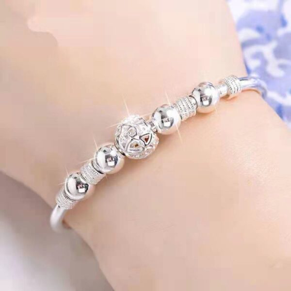 Pulseira Charm Silver em Prata 925 Ajustável - Image 5