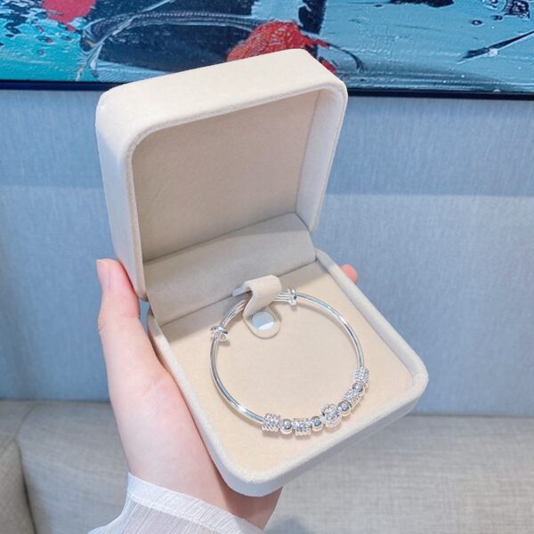 Pulseira Charm Silver em Prata 925 Ajustável