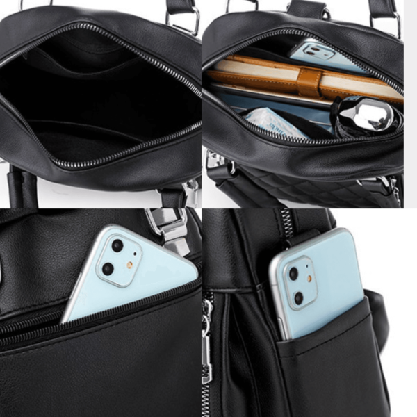 Bolsa Feminina Multi Função (Mochila, Shoulder Bag e Bolsa de Mão) - Image 12