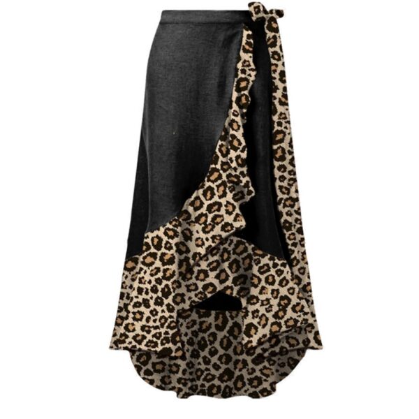 Saída de Praia print Animal com babados - TS Maitê