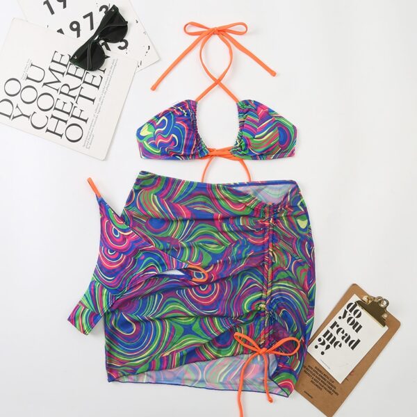 Conjunto Biquini e Saia Tie Dye - TS Ayla - Image 5